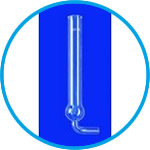 Drying tubes, DURAN® tubing, bent