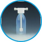 Gas washing bottles, FEP/PTFE