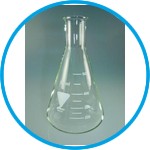 Erlenmeyer flasks, Borosilicate glass 3.3, narrow neck