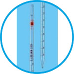 Graduated pipettes, total delivery, AR-glass®, class AS, amber graduations, type 3