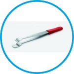 Tweezers for filter paper, stainless steel