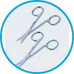 Scissors dissecting, stainless steel