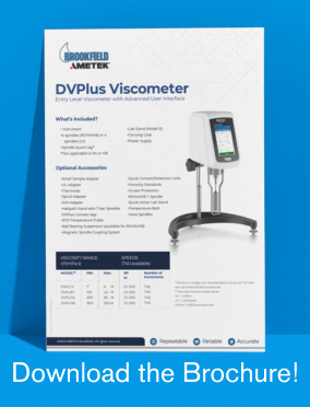 DVPlus Viscometer DVPlus Viscometer