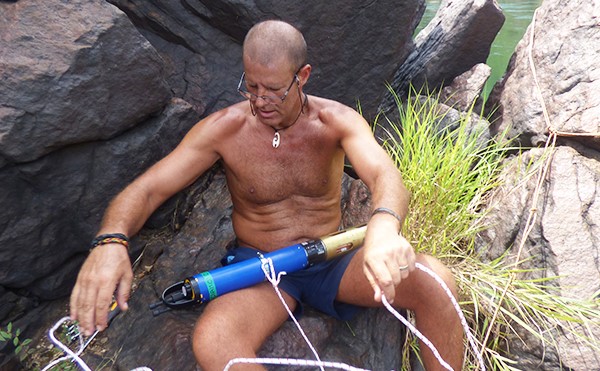 Monitoring water quality of zambezi river YSI EXO2